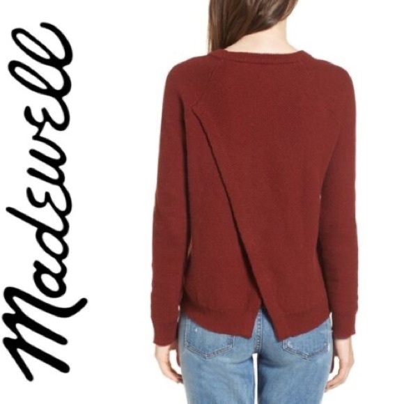 Madewell Tops - Madewell Province Cross Back Pullover Sweater❤️